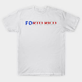 Drapeau Porto Rico T-Shirt